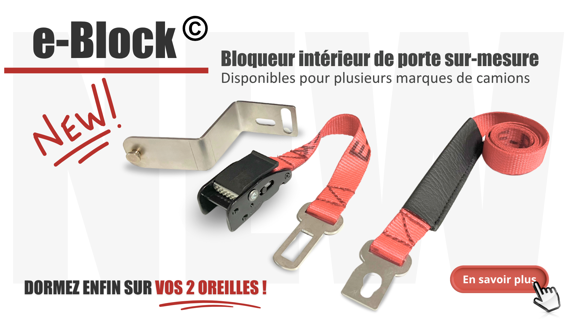 Système anti-intrusion complet pour 2 portes de camions multimarques
